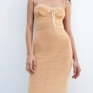 Zara SS22 Knit Corset Dress Size S
